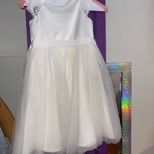 Ivory flower girl dress Sz 4.